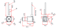 Conception personnalisée haut débit médical 3v 6v 9v dc mini micro 2.4-3.6mL/min pompe doseuse péristaltique