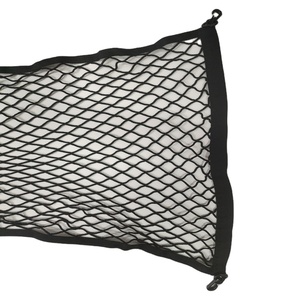 Herstellerangebot: 90x60cm Schwarzes PP-Material Elastisches Aufbewahrungsnetz mit Selbstklebender Rückseite, Hervorragendes Auto-Gepäcknetz - Product Image 1