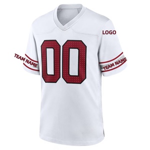 Großhandel Jersey Arizona US Team Sport T-Shirts Rot Weiß Schwarz Unisex Sublimation Benutzer definierte Stickerei American Football Jersey - Product Image 5