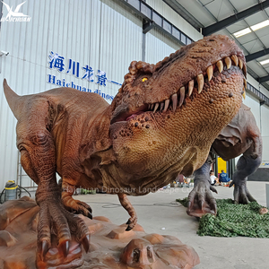 Modèle de dinosaure Tyrannosaurus <span class=keywords><strong>Rex</strong></span> animatronique de haute qualité, fabriqué à la main en caoutchouc de silicone, pour exposition de dinosaures Trex - Product Image 4