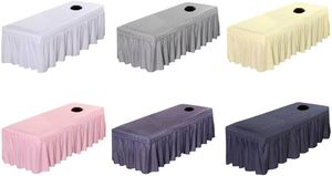 Drap de lit de massage pour salon de beauté, couvre-lit de massage, drap de lit SPA, housse complète avec jupe - Product Image 2