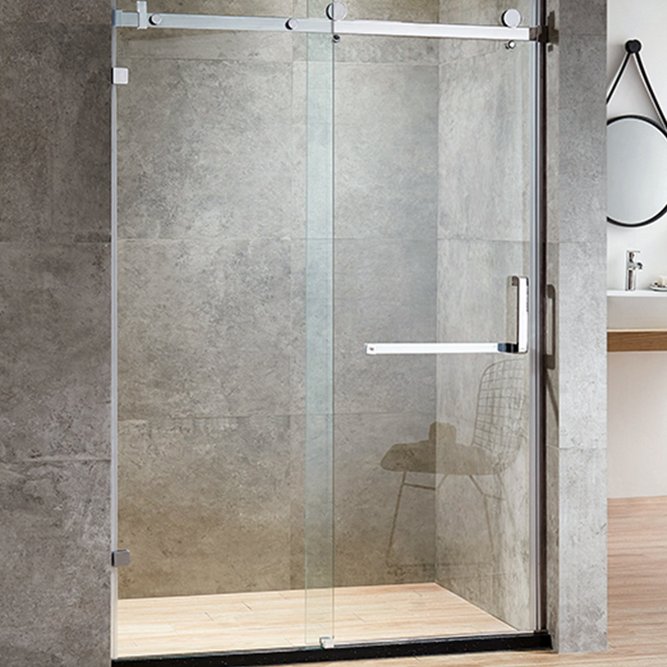 Baide Custom sliding tempered frameless glass doors shower enclosure bathroom fiberglass shower cubicles enclosure