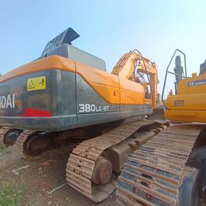 Excavatrice sur chenilles de 38 tonnes à vente chaude, excavatrice lourde hyundai 380lc-9t d'occasion, excavatrice hyundai 220lc 305lc d'occasion - Product Image 5