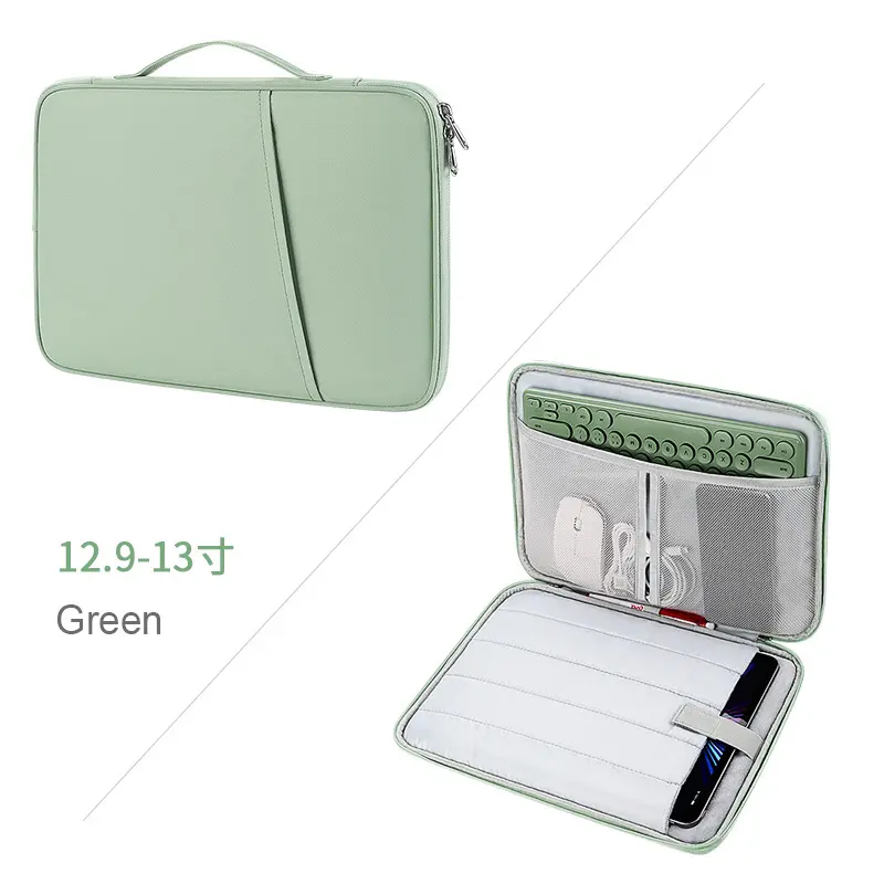 Custom 1113 inch Stylish Waterproof Tablet Leather Sleeve Laptop Bag Case for iPad MacBook Pro 13 Air