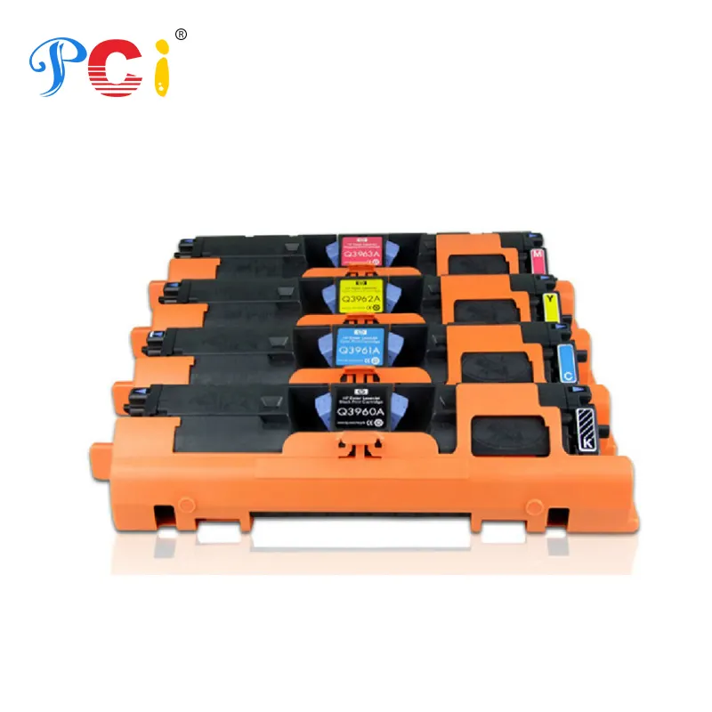 Cartuccia di Toner all'ingrosso Premium PCI Factory Q3960A Q3961A Q3962A Q3963A 122A colore compatibile per HP 2550 2820 2830 2840