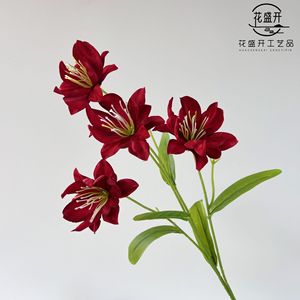 Artificial <b>Flowers</b> <b>Single</b> Branch Silk <b>Flower</b> High Simulation Wedding Decor Home Bouquet Photo Props - Product Image 4