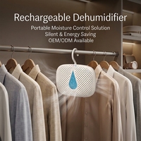 Mini déshumidificateur rechargeable MD637B pour espaces fermés, armoires, placards et salles de bain, déshumidificateur mini rechargeable