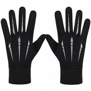 Gants de sport SMX en cuir pour la gym et le cyclisme avec sangle de poignet réglable et design antidérapant - Gants de sport unisexes par Tempo Sports - Product Image 5