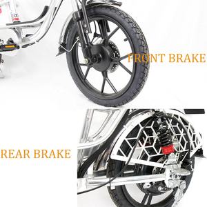 Дисковый тормоз Disiyuan 18 дюймов алюминиевый электрический велосипед 48 В 15А 20 литиевая батарея мопед Электрический велосипед для доставки электровелосипед курьер - Product Image 6