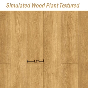 Self-Adhesive Waterproof <strong>PVC</strong> <strong>Vinyl</strong> <strong>Flooring</strong> Roll Peel Stick Wood Tiles for Kitchen RV Other Spaces with Plain Surface Texture - Product Image 3