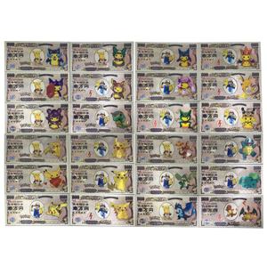 Ensembles de billets de banque en plastique personnalisé tous artisanaux japonais <span class=keywords><strong>Anime</strong></span> en plaqué or 24 carats pour collection - Product Image 4