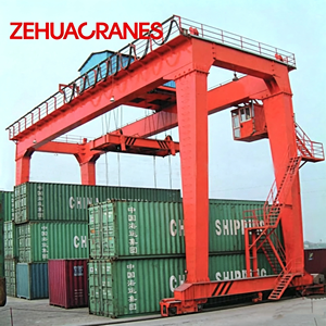 Gru a portale su rotaie <span class=keywords><strong>RMG</strong></span> a doppia trave da 40T in offerta speciale per il sollevamento di container in porti e magazzini ferroviari - Product Image 2