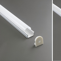 Profilé en aluminium extrudé pour LED LS-079 20*20MM, fournisseur de profilés pour éclairage décoratif, couverture de surface, diffuseur