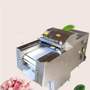Multifunctional Cooked Chicken Meat Dicing Cubing Cutting Machine 2022 Frozen Fresh Meat Cube Dicer Cutting Machine