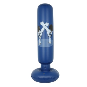 Saco de Boxeo con Forma Humana para Kick Boxing, Saco de Arena de PVC con Relleno de Aire, Equipo Esencial para Entrenamiento en Gimnasio - Product Image 2
