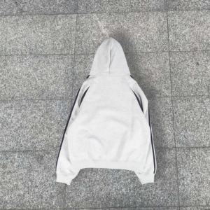 Sudaderas con Capucha para Hombre de Alta Calidad, Estilo Vintage, Estampado Serigrafiado, con Franjas Laterales y Diseño de Parches - Product Image 4