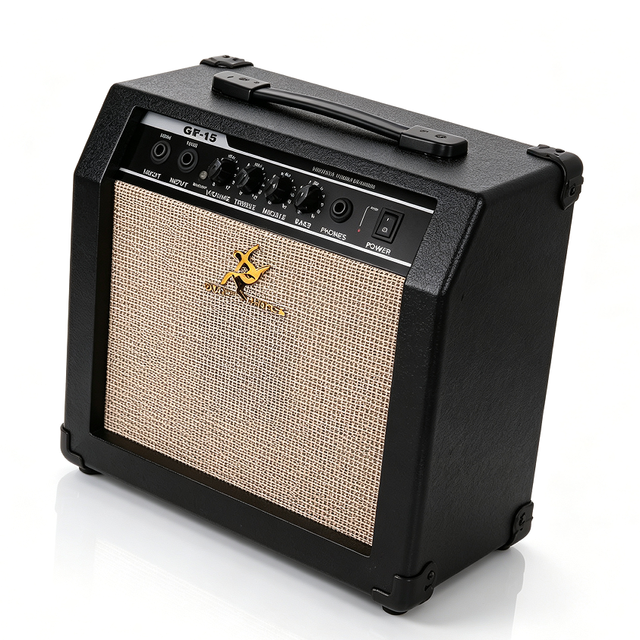 Factory Wholesale OEM 15 Watt Portable Practice Guitar Amplifier for Electric Guitar