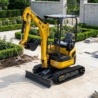Mini-excavatrice ITIAN SK-18 de 1,8 tonne, excavatrice sur chenilles, moteur Euro 5 EPA, puissance hydraulique, utilisation en travaux de terrassement, garantie 1 an
