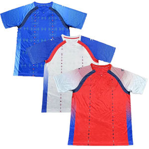 Новые футбольные майки оптом 2526: домашние и выездные формы сборной Гаити, версия для болельщиков, высококачественные, быстросохнущие, дышащие футбольные майки - Product Image 2