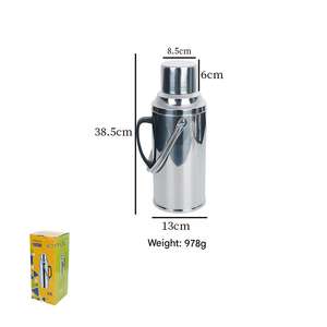 Glazen Binnenste 2.0l 3.2l <span class=keywords><strong>Retro</strong></span> Thermos Roestvrijstalen Vacuümkolf Met Deksel - Product Image 3