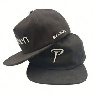 Casquettes Snapback non structurées à 5 panneaux avec patch en caoutchouc, logo personnalisé, broderie de logo - Product Image 1