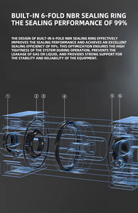 Airtac SC loạt đôi diễn xuất Piston xi lanh tiêu chuẩn khoan kích thước - Product Image 4