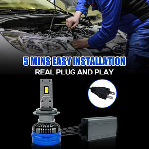 หลอดไฟหน้า LED H13 H4 9005 9006 H1รถมอเตอร์ไซค์รถ L100ไฟ LED 200W สำหรับมิตซูบิชิปาเจโร - Product Image 2