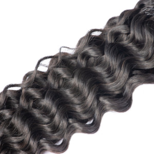 Tresses au crochet sans nœuds en cheveux indiens vierges pré-divisés de 20 pouces, 60 grammes/lot, lisses, invisibles, double épaisseur, fabriquées à la machine - Product Image 3