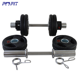 Poids de musculation en caoutchouc pour salle de sport <span class=keywords><strong>Crossfit</strong></span> 5 kg 10 kg 15 kg 20 kg, plaques de poids pour haltères, haltères en caoutchouc - Product Image 1