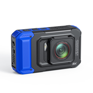 Caméra d'action de qualité professionnelle avec 60 filtres, 8 effets de <span class=keywords><strong>film</strong></span>, batterie 1050 mAh, étanche jusqu'à 10 mètres, lumière LED, Wi-Fi, 5K, 96MP, garantie 1 an - Product Image 2