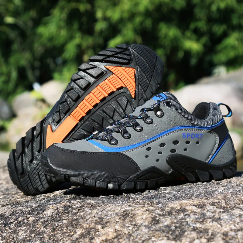 Chaussures de randonnée pour hommes, chaussures de trekking de grande taille, imperméables, pour femmes