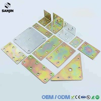 Connecteur d'angle en fer T/L/Droit pour support de panneau, meuble, cadre de lit, support d'armoire