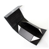 Boîte cadeau magnétique rigide de forme personnalisée, finition mate, doublure en éponge, couvercle magnétique - Grand emballage en carton rouge de luxe