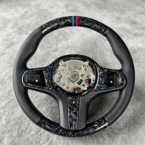 Volante Calefactable de Fibra de Carbono para <span class=keywords><strong>BMW</strong></span> con Palancas de Cambio Magnéticas 330i G20 M340i 330e Pre Lci 370mm Serie 3 <span class=keywords><strong>320d</strong></span> F30 540i G20 - Product Image 3