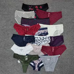 Free sample low moq new hot selling products Good Price pretty design stock woman big size underwear panties sets sexy