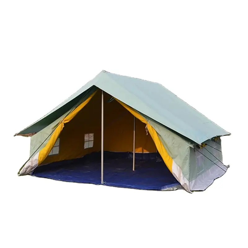 Aosener 8 ftx8ft tenda a doppia mosca in tela 4 tenda a rilievo in tela di cotone da uomo tenda familiare americana