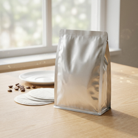 Sachet en plastique transparent de taille personnalisée, impression thermoscellée unilatérale, sachet de thé, sachet extérieur pour filtre à café, emballage