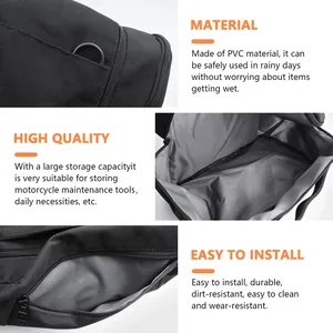 Pour <span class=keywords><strong>BMW</strong></span> <span class=keywords><strong>R1200RT</strong></span>/R1250RT/R 1200/1250 RT/K1600GT/GTL/K1600 GT GTL nouveau Polyester moto selle sac bagages sac côté sac - Product Image 5