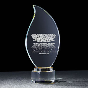 Premio de Cristal K9 Transparente Grabado Personalizado - Regalo de Honor Premium para Formación de Equipos, Excelencia en Ventas y Celebraciones de Aniversario - Product Image 4