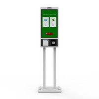Système terminal numérique tout-en-un intelligent de 27 à 32 pouces avec écran tactile pour la gestion des files d'attente et la vente de billets, kiosque en libre-service