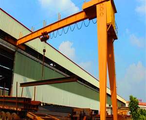 เครนกึ่งโครงเหล็กคุณภาพสูง 5 ตัน สำหรับคลังสินค้า พร้อมส่วนประกอบหลัก เช่น มอเตอร์ เครื่องยนต์ และเกียร์ - Product Image 3