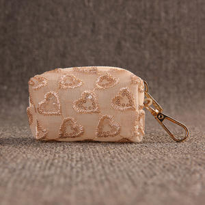 Bolsas de <span class=keywords><strong>caca</strong></span> de gasa de nailon transparente de verano coreano, dispensador ligero de recogida de perros para exteriores con bolsa de basura - Product Image 6