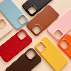 Étui <span class=keywords><strong>de</strong></span> <span class=keywords><strong>téléphone</strong></span> en cuir synthétique <span class=keywords><strong>de</strong></span> qualité supérieure pour iPhone 16 Pro Max, <span class=keywords><strong>personnalisable</strong></span>, entièrement protecteur, antichoc, toucher peau - Product Image 2