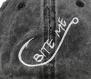 Bite Me-gorra de béisbol bordada para hombre y mujer, gorro de béisbol bordado, Estilo Vintage - Product Image 2