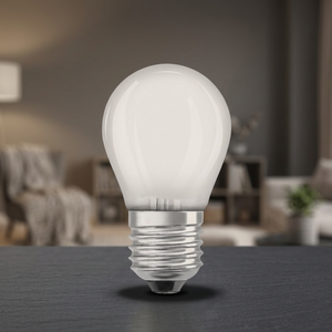 Pour 4058075436909 Lampe sphérique LED à intensité variable en verre mat E27 5W 2700K 470Lm 230V 15000h - Product Image 3