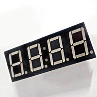 La couleur bleue 0.56 pouces 4 chiffres 7 segments horloge a mené le module mené par affichage Houkem-5642-A/BB 12pins