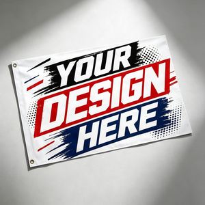 Logo Print Ft Polyester Promotional Business Advertising Event Country 90X150cm Wall Custom 3X5 Flag - Product Image 1