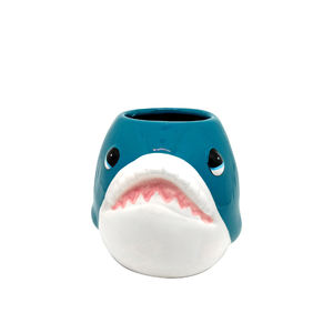 Tazas de Café de Cerámica de Porcelana con Dibujos Animados de Tiburones, Lindas, al por Mayor, de Alta Calidad, Aptas para Alimentos, Aptas para Microondas, MOQ <span class=keywords><strong>1000</strong></span> - Product Image 1