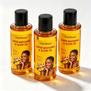 Huile de massage corporelle au curcuma, huile naturelle pour le corps, soin relaxant pour la peau, hydratante et nourrissante pour peaux sèches - Product Image 4