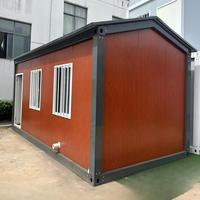 Maison conteneur détachable écologique, préfabriquée en kit pour une vie en micro-maison, cabane mobile avec salle de bain